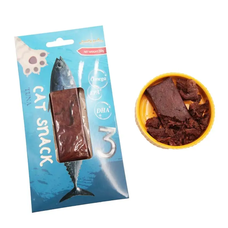 Emily-pets-Katzensnacks in Verkaufsverpackung